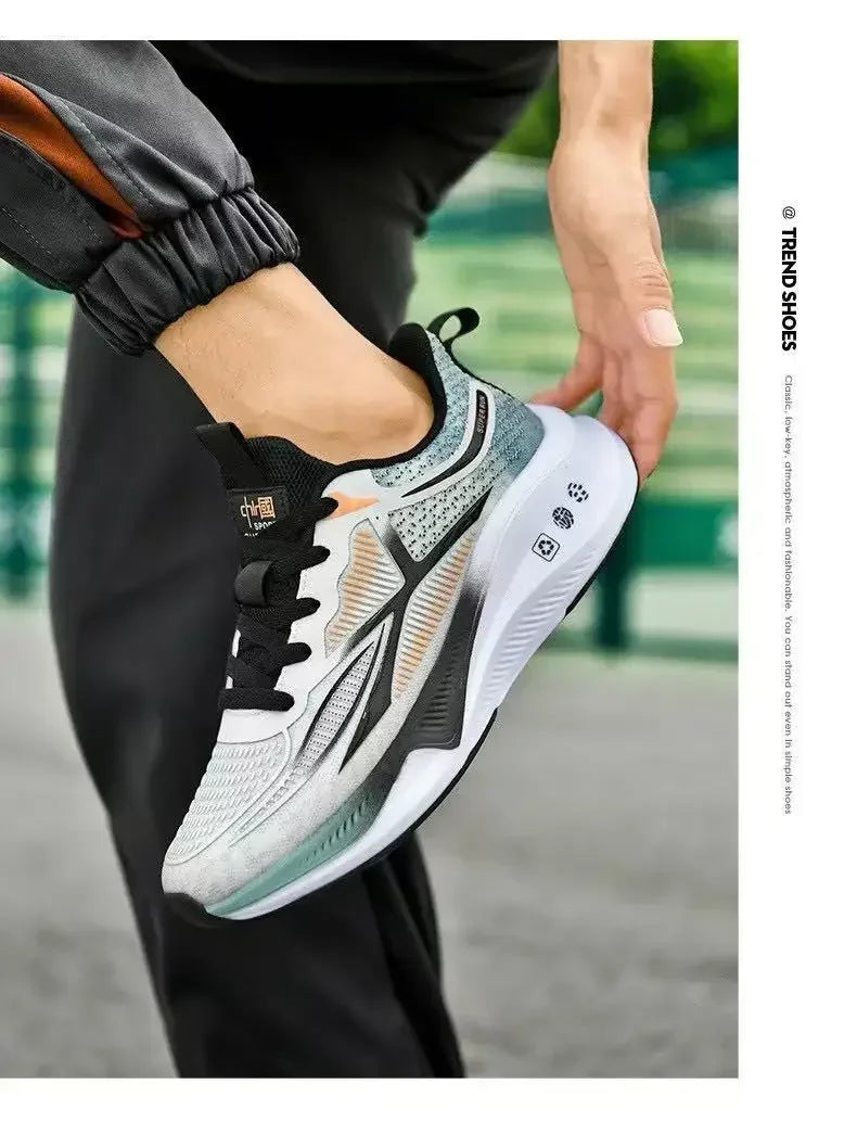 Men’s Lightweight Running & Walking Sneakers – Breathable Lace-Up